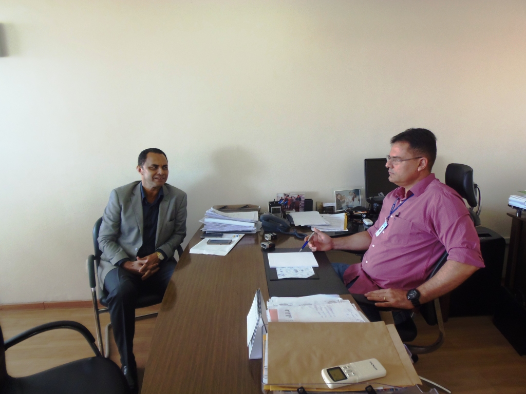 Superintendente da SMTT faz visita ao Detran - SMTT Aracaju